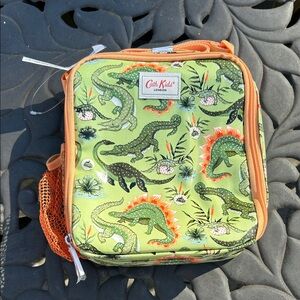 Cath Kidston Green Dinosaur Print Lunch Bag
